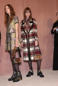 Backstage at Burberry RTW Fall 2016