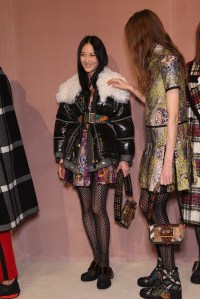 Backstage at Burberry RTW Fall 2016