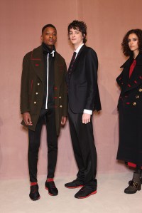 Backstage at Burberry RTW Fall 2016
