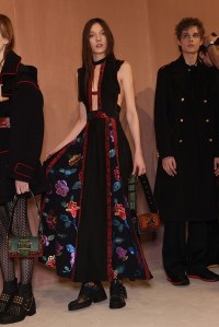 Backstage at Burberry RTW Fall 2016