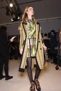Backstage at Burberry RTW Fall 2016