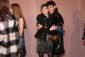 Backstage at Burberry RTW Fall 2016
