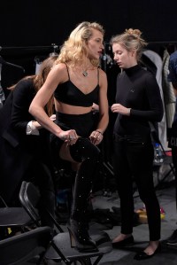 Backstage at Charlotte Olympia RTW Fall 2016