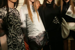 Backstage at JW Anderson RTW Fall 2016