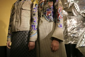 Backstage at Mary Katrantzou RTW Fall 2016