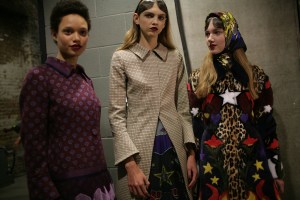 Backstage at Mary Katrantzou RTW Fall 2016