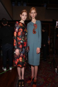 Backstage at Paul Smith RTW Fall 2016