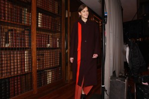 Backstage at Paul Smith RTW Fall 2016