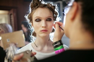 Backstage at Simone Rocha RTW Fall 2016