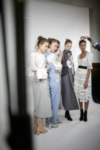 Backstage at Temperley London RTW Fall 2016