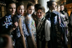 Backstage at Temperley London RTW Fall 2016