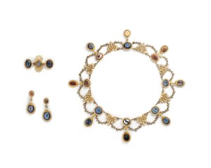 Chaumet intalgio medallion necklace circa 1805