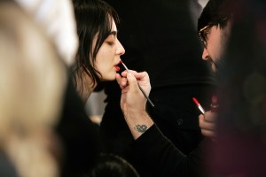 Backstage at Christian Siriano RTW Fall 2016