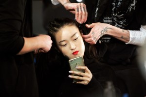 Backstage at Christian Siriano RTW Fall 2016