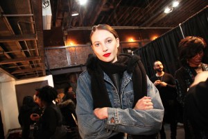 Backstage at Christian Siriano RTW Fall 2016