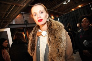 Backstage at Christian Siriano RTW Fall 2016