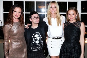 Juliette Lewis, Christian Siriano, Heidi Klum, and Alicia Silverstone.
