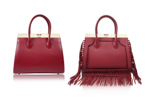 Dee Ocleppo handbags have a reversible/interchangeable cover system.