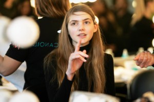 Backstage at Delpozo RTW Fall 2016