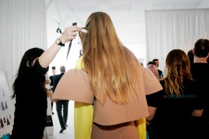 Backstage at Delpozo RTW Fall 2016