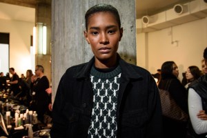 Backstage at DKNY RTW Fall 2016