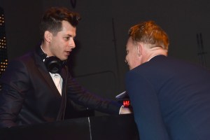 Mark Ronson and Diplo at Emporio Armani Sou