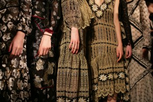 Backstage at Erdem RTW Fall 2016