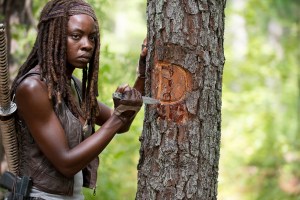 Danai Gurira as Michonne in "The Walking Dead."