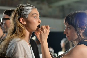 Backstage at Fenty Puma by Rihanna RTW Fall 2016