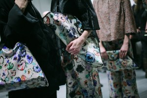 Backstage at Giorgio Armani RTW Fall 2016