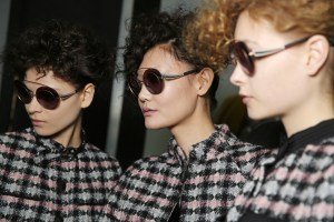Backstage at Giorgio Armani RTW Fall 2016