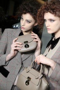 Backstage at Giorgio Armani RTW Fall 2016