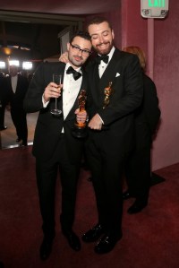 Jimmy Napes and Sam Smith 2016 oscars governor's ball