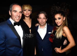 Monte Lipman, Zendaya, Charlie Walk and Ariana Grande 2016 Grammy Awards After Party