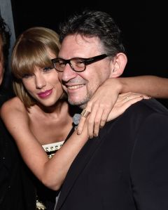 Taylor Swift and Lucian Grainge, 2016 Grammy Awards After Party