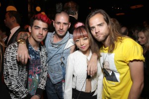 Joe Jonas, Cole Whittle, Shawn Mendes, JinJoo Lee, Jack Lawless 2016 Grammy Awards After Party