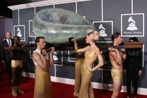Lady Gaga at the 2011 Grammy Awards