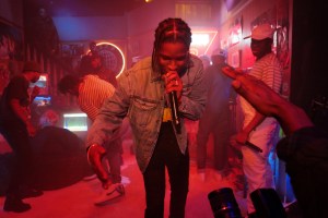A$AP Rocky At A$AP Rocky x Guess Originals Party New York Fashion Week Fall 2016