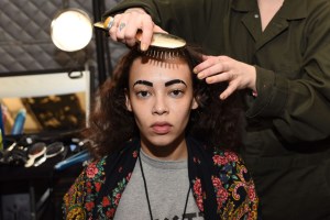 Backstage at Hood by Air RTW Fall 2016