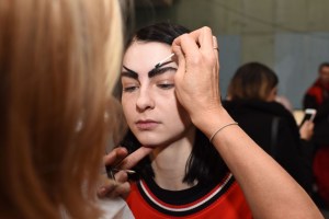 Backstage at Hood by Air RTW Fall 2016