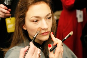Backstage at Jeremy Scott RTW Fall 2016