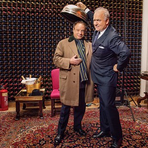 Jonathan Becker and Charles Finch, 2015 Charles Finch, BAFTA: The Night Before