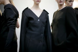 Backstage at Jil Sander Fall 2016
