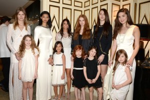 Models in SemSem with Designer Abeer Al Otaiba