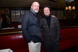Peter Copping and Jerry Stafford at Paddle8 celebrates Lynn Wyatt ￼with a Champagne Reception at the Monkey Bar