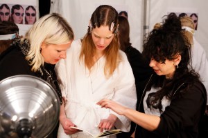 Backstage at Marc Jacobs RTW Fall 2016