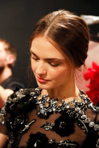 Backstage at Marchesa RTW Fall 2016