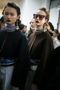 Backstage at Marni Fall 2016