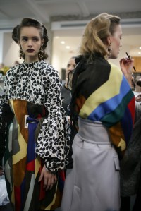 Backstage at Marni Fall 2016