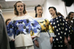 Backstage at Marni Fall 2016